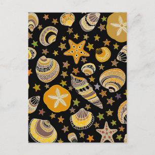 La Playa - Sea Shells Postcard