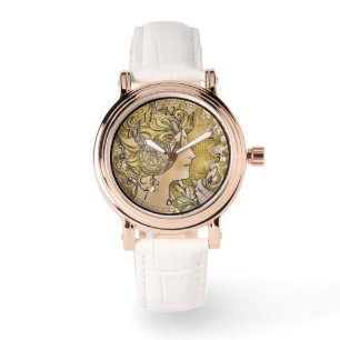 "La Plume" by Mucha Watch