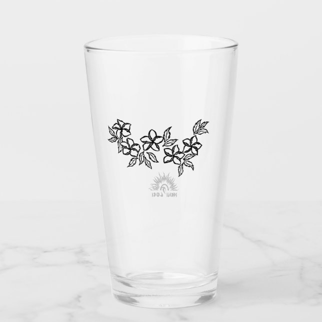 La plumeria d'Hawaï, les verres d'eau (Devant)