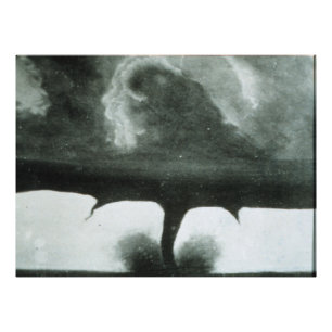 La plus ancienne photographie connue d'une tornade