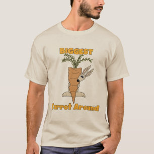 La plus grande carotte autour des T-shirts et des