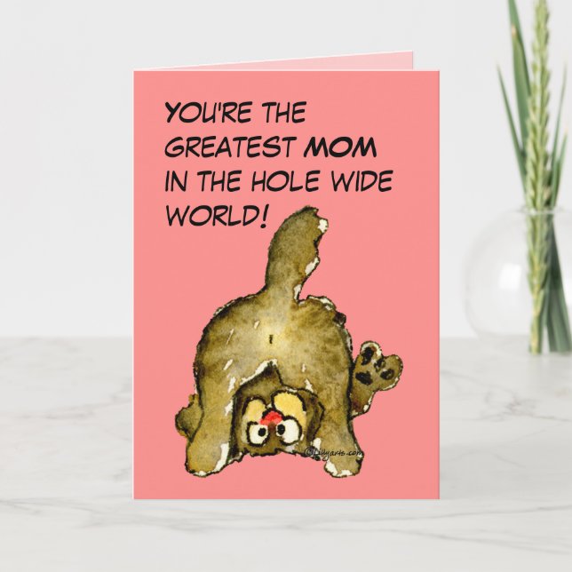 La plus grande carte de chat de maman (Devant)