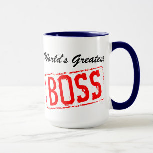 La plus grande tasse à café Boss du monde