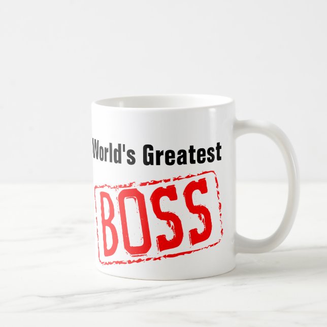 La plus grande tasse de café du patron du monde (Droite)