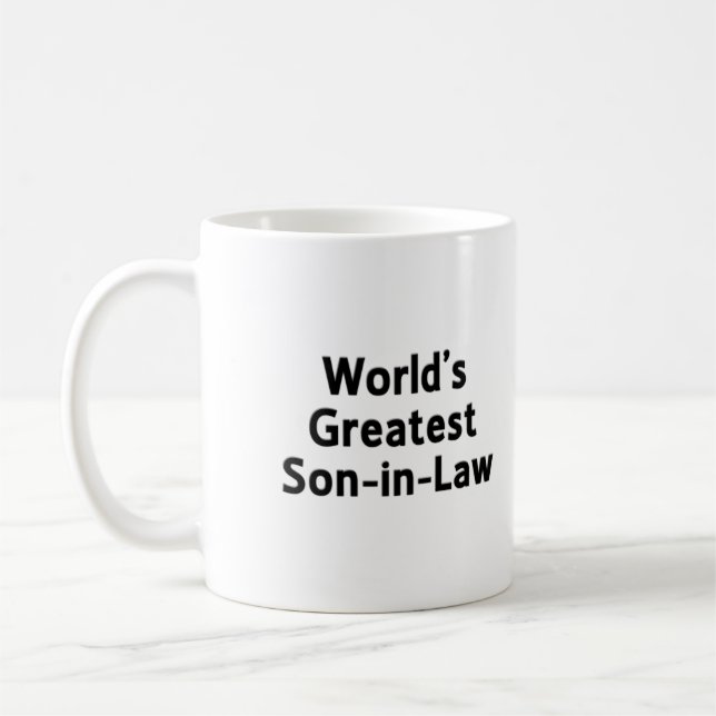 La plus grande tasse du beau-fils du monde (Gauche)