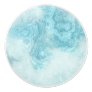 La poignée de tiroir de bleu de turquoise, porte