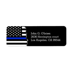 La police dénomme le drapeau américain