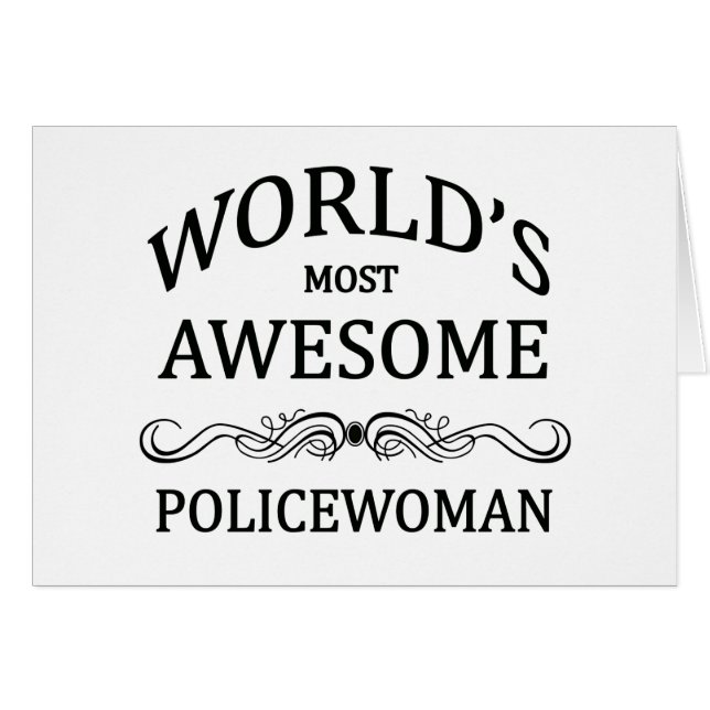 La policière la plus impressionnante du monde (Devant horizontal)