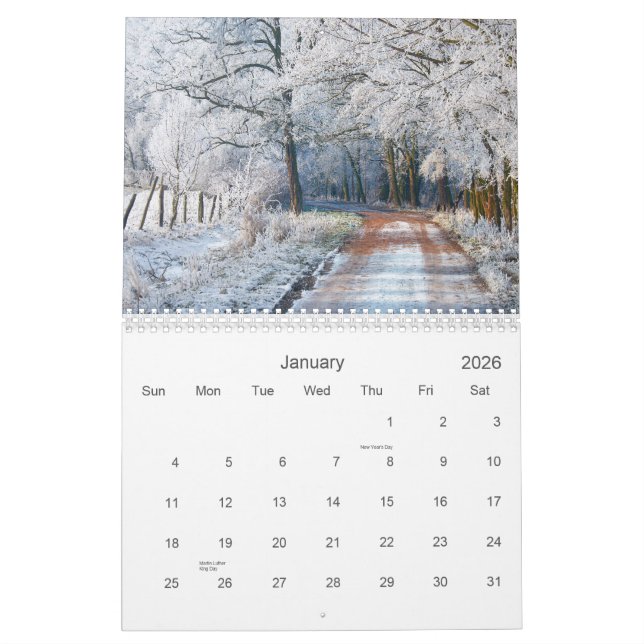 La Pologne - calendrier (Jan 2026)