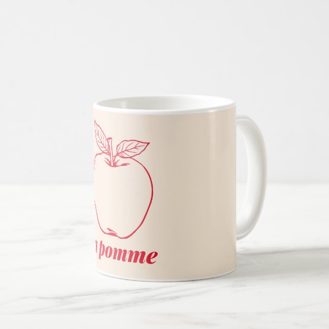 la pomme coffee mug (Front Right)
