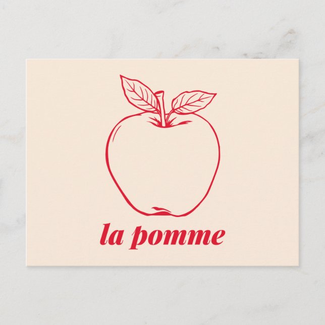 la pomme holiday postcard (Front)