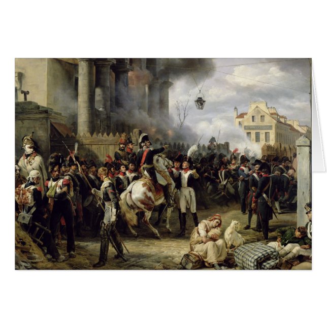 La porte chez Clichy pendant la défense de Paris (Devant horizontal)