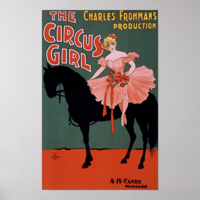 La Poster vintage de cirque (Devant)