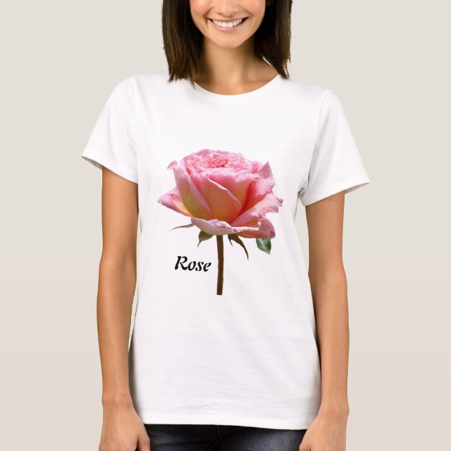 La poussière. Texte et - Photo Rose Modèle T-shirt (Devant)