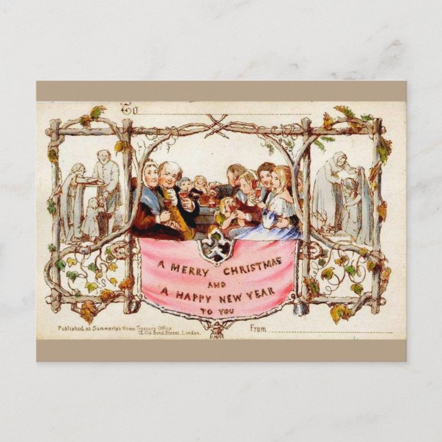 La première carte de Noël (Devant)