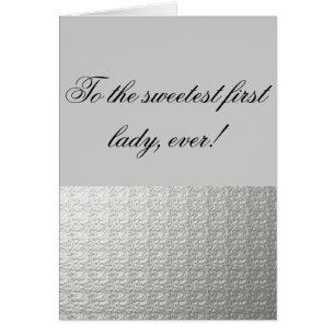 La première dame la plus douce