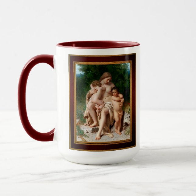 La Première Discorde by William-Adolphe Bouguereau Mug (Left)