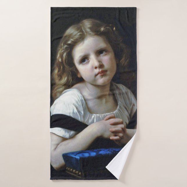 La Prière, Bouguereau (Serviette de bain)