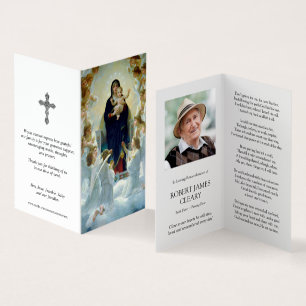 La prière catholique carde la Vierge et les anges