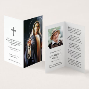 La prière catholique carde le coeur sacré se