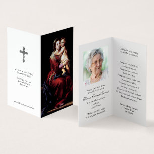 La prière catholique carde   Madonna du chapelet