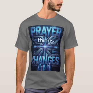 La prière change les choses – T-Shirt croisé futur