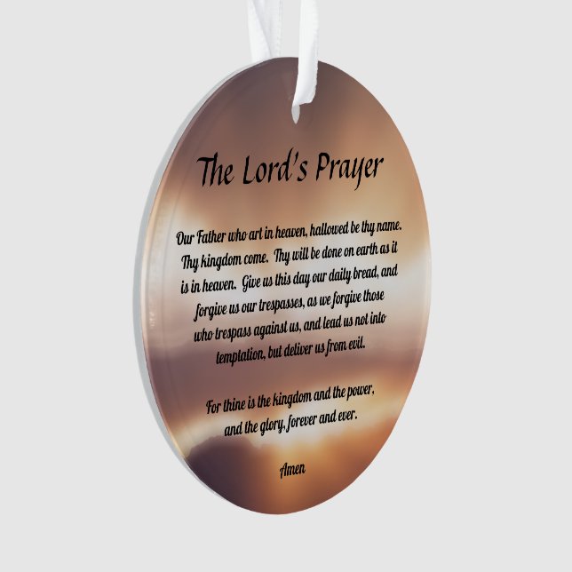 La prière du Seigneur (devant)