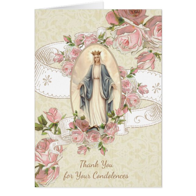 La prière funéraire de l'Merci catholique Vierge M (Devant)