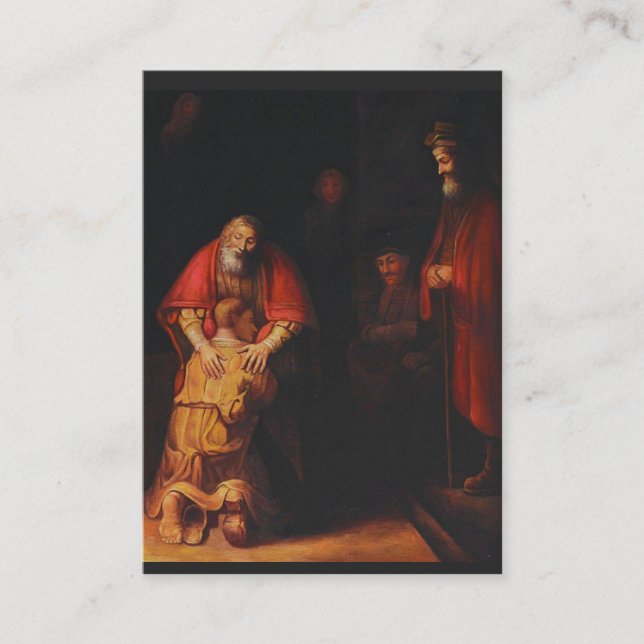La prière prodigue de fils après carte sainte de (Devant)