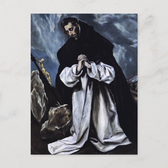 La prière saint Dominique par la carte postale El  (Devant)