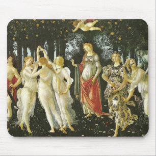 La Primavera by Sandro Botticelli Mouse Pad