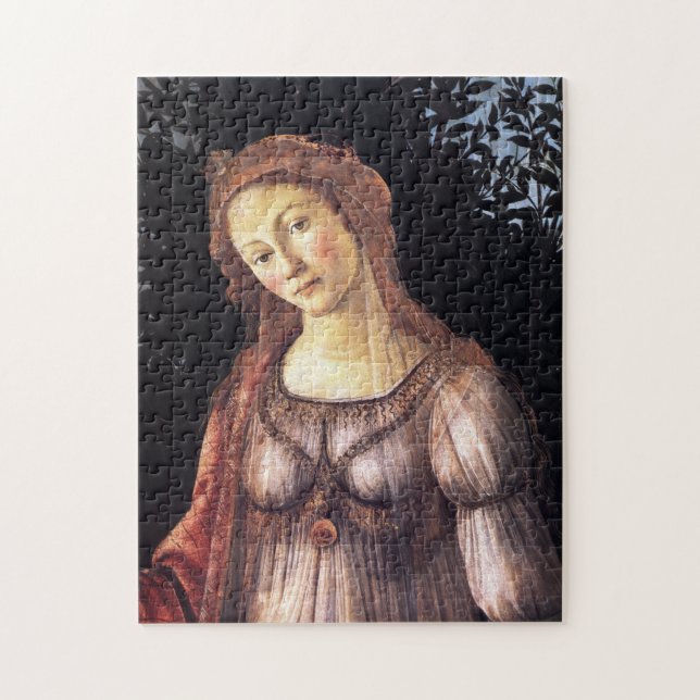 La Primavera in detail by Sandro Botticelli Jigsaw Puzzle (Vertical)