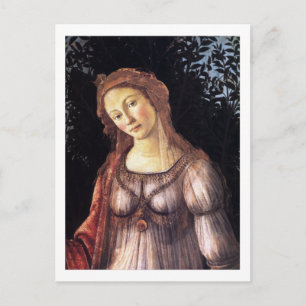 La Primavera in detail Postcard