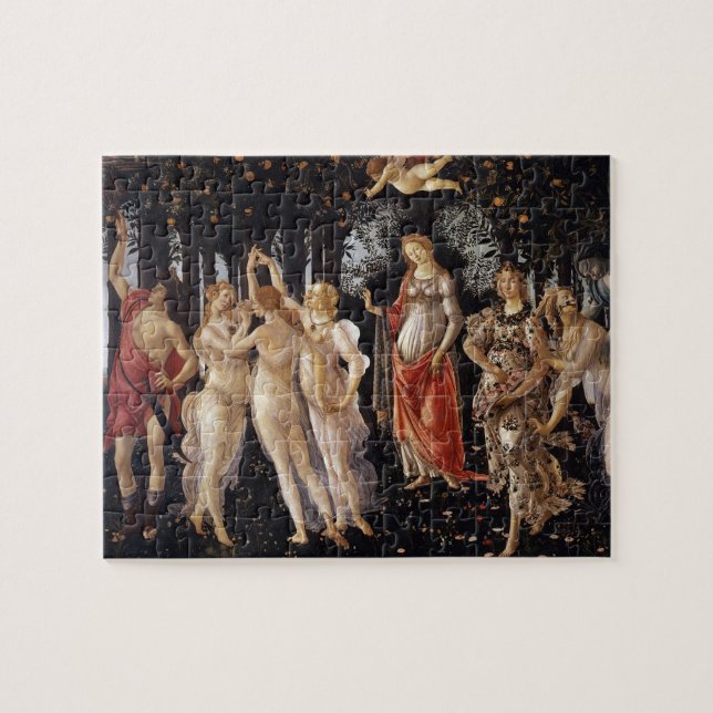 La Primavera (Spring) by Sandro Botticelli Jigsaw Puzzle (Horizontal)
