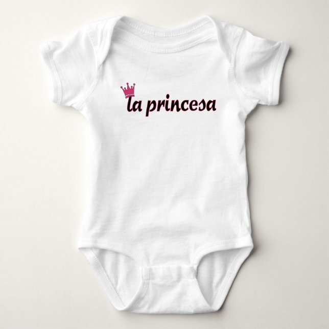 La Princesa Baby Bodysuit (Front)