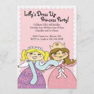 La princesse, habillent des invitations orientés