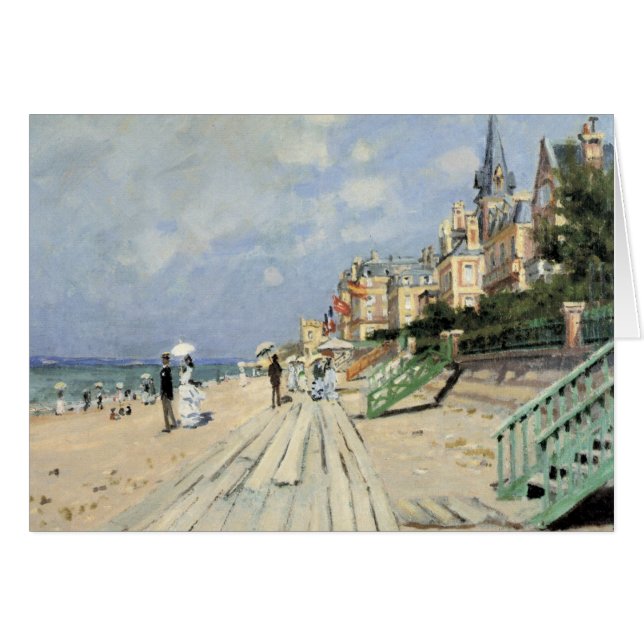 La promenade à Trouville par Claude Monet (Devant horizontal)