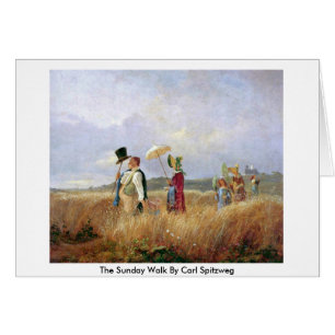La promenade de dimanche par Carl Spitzweg