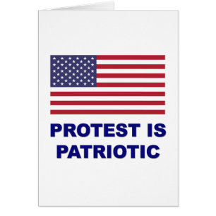 La protestation est patriotique