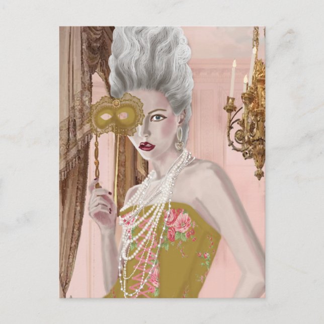 La question c'est voulez-vous postcard (Front)