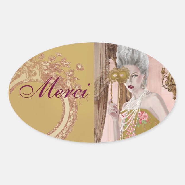 La question c'est voulez-vous  Thank you Stickers (Front)