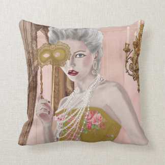 La question c'est voulez-vous ? throw pillow