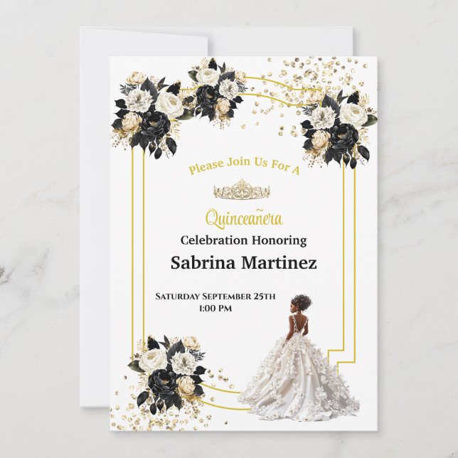 La Quinceanera Invitation (Front)