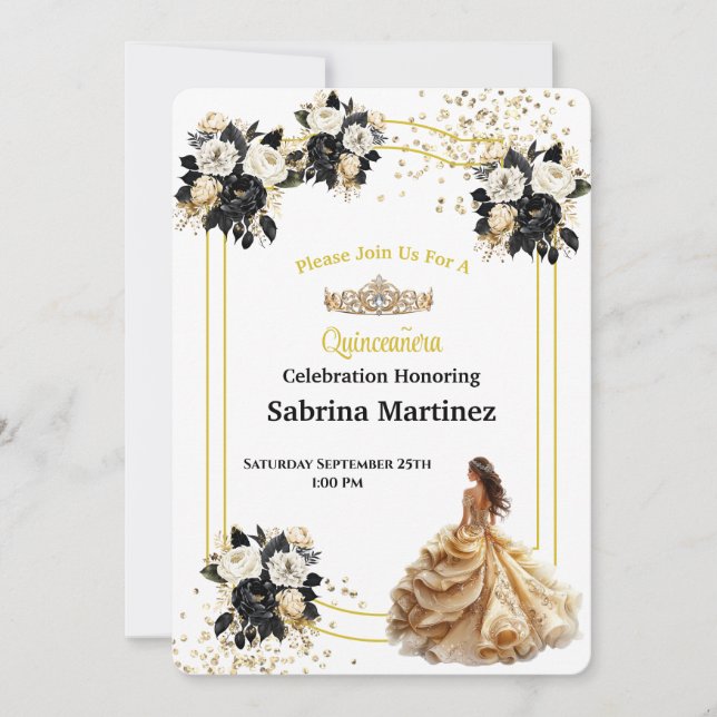 La Quinceanera Invitation (Front)