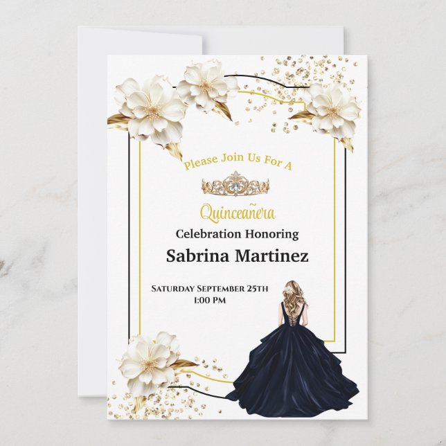 La Quinceanera Invitation (Front)