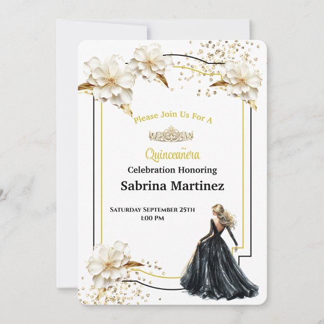 La Quinceanera Invitation (Front)