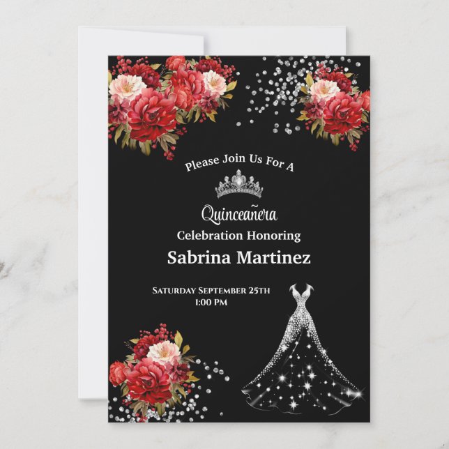 La Quinceanera Invitation (Front)