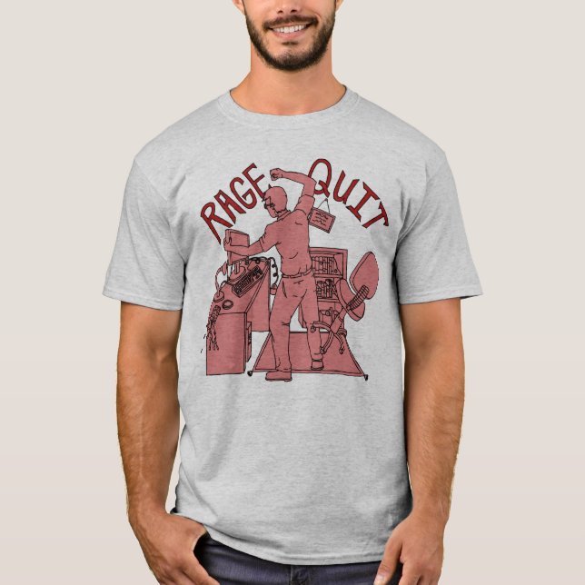 La rage a stoppé le T-shirt 2 (Devant)