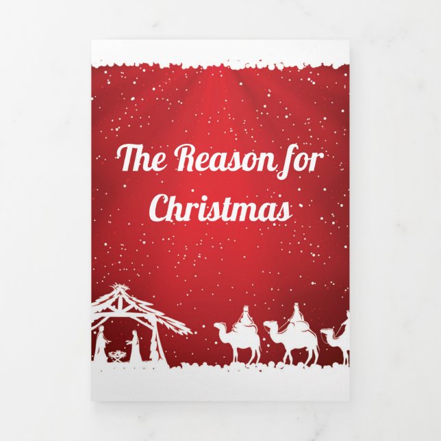 La raison de Noël - Carte de Noël (Page de couverture)