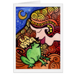 La Rana / The Frog Loteria Card